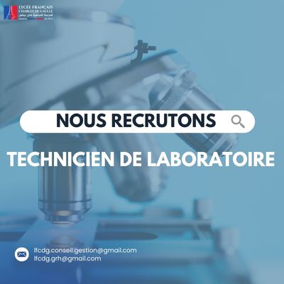 Technicien de laboratoire
