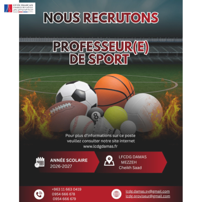 Professeur(e) de Sport
